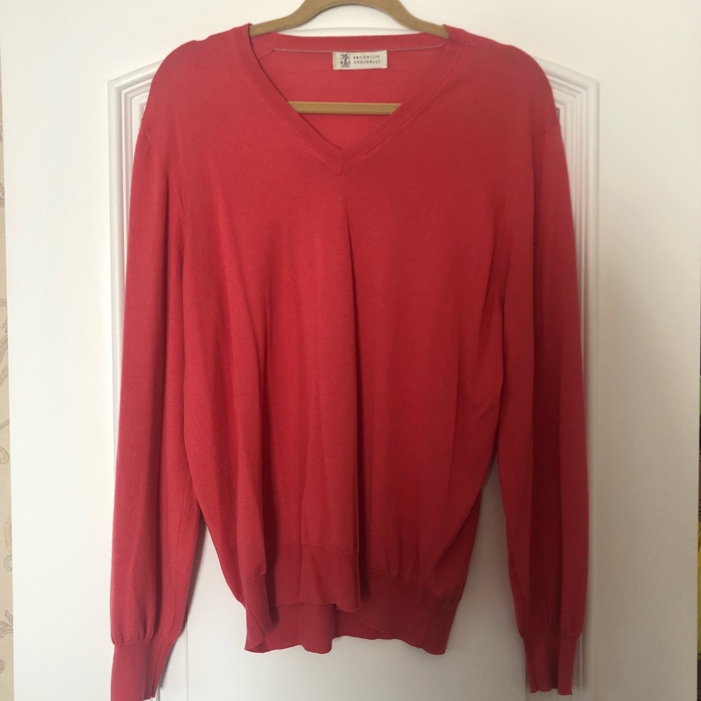 Brunello Cucinelli Wool Cashmere Blend Sweater